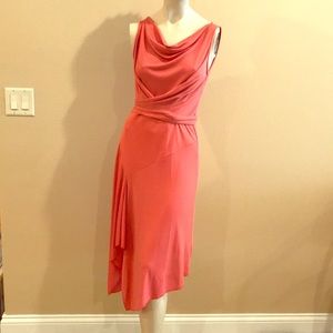 BCBGmaxazria coral dress sz M